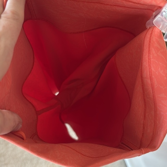 Lululemon Wunder Under Train High Rise Leggings Crunch Warm Coral Workout Tights - Picture 10 of 15